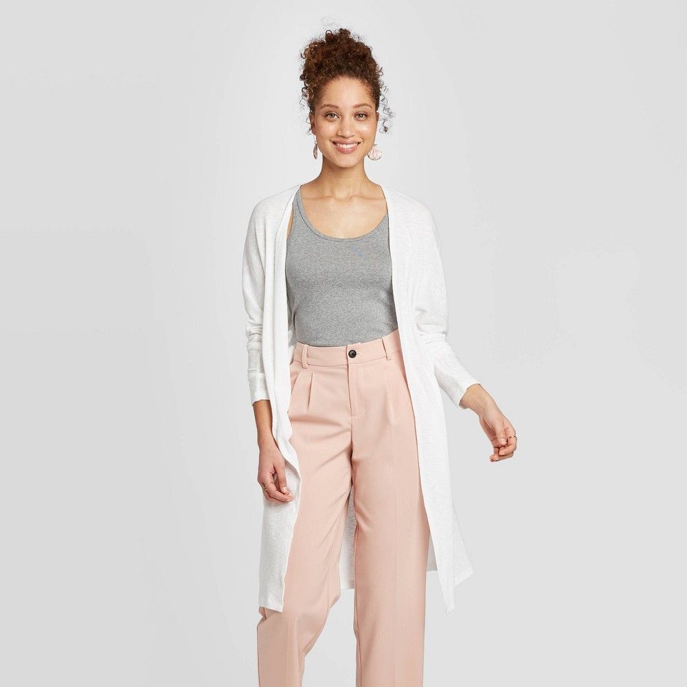 Women's Cardigan - A New Day White M | Target