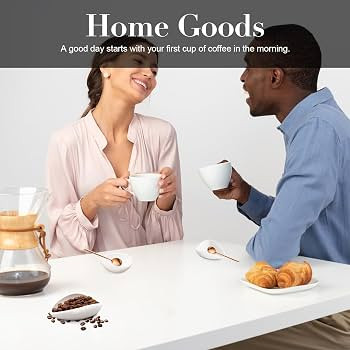 Stylish Ceramic Coffee Spoon Rest - Multifunctional White Spoon Holder for Coffee Bar, Tea, and S... | Amazon (US)