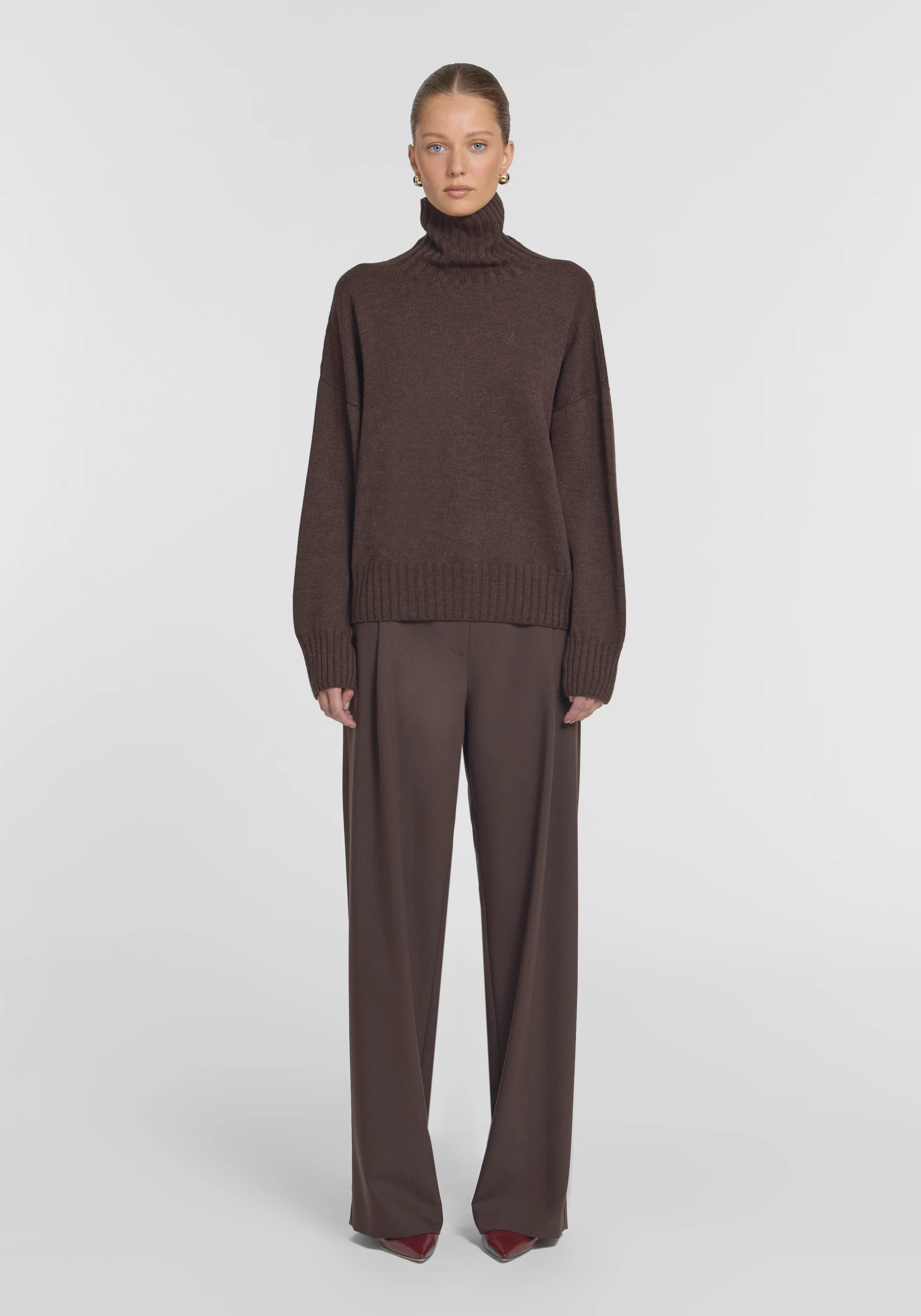 Argentina Knit IN CHOCOLATE | KNITWEAR | VIKTORIA & WOODS | Viktoria & Woods
