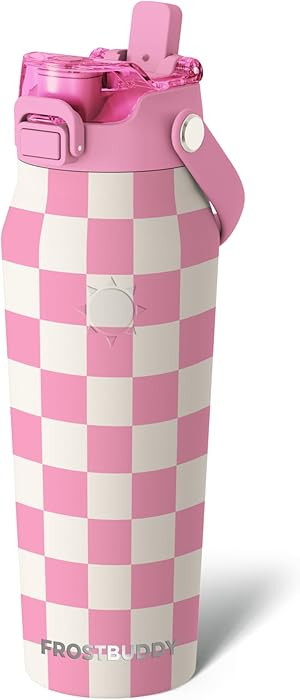 24oz Insulated Water Bottle with Straw & Chug Lid | Leak-Proof Stainless Steel | 24-Hours Cold | ... | Amazon (US)