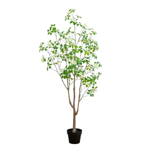 NEARLY NATURAL 5-ft Artificial Dogwood Tree in Green at Nordstrom | Nordstrom