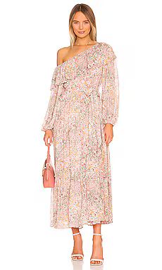 ASTR the Label Kaylani Dress in Pink Multi Floral from Revolve.com | Revolve Clothing (Global)