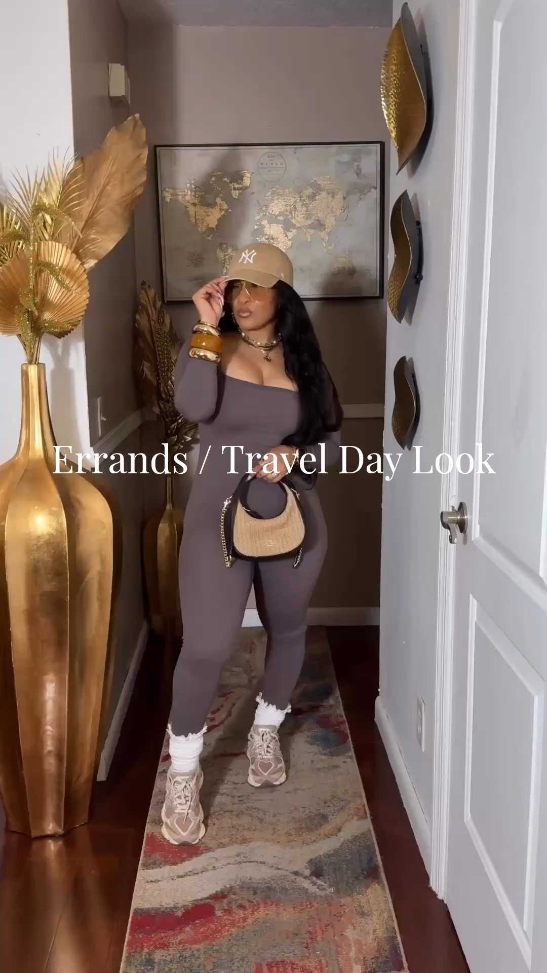 Daytime look for all of the things!! Errands, dilly dallying or travel day look. This jumpsuit is soooo soft and true to size and so flattering!
Jumpsuits: Medium 

#LTKSeasonal #LTKgrwm #LTKootd