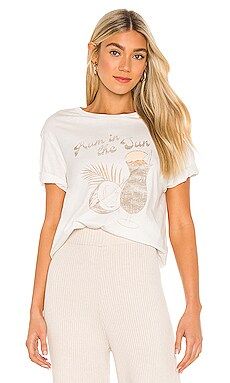 AMUSE SOCIETY Rum In The Sand Knit Tee in Vintage White from Revolve.com | Revolve Clothing (Global)