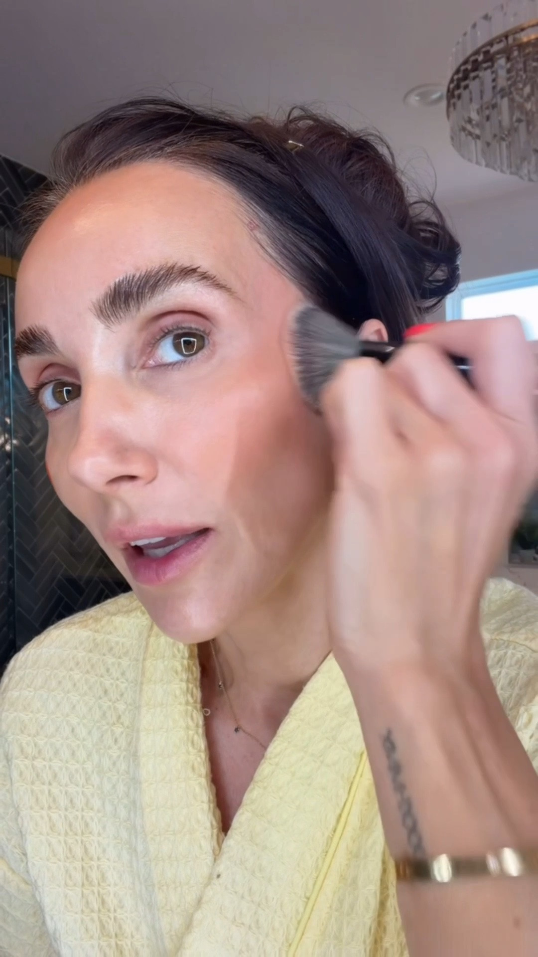 New mature skin friendly makeup finds - I’m wearing shade 5.75 in Armani beauty’s Luminous
Silk Concealer. Tip: I let it sit on my skin for a minute or two before blending it in. It thickens and
gives even better coverage. And I’ve been getting so many questions about my blush. My most
worn is shade 2 Carmel in Armani beauty Dolci Blush.
@armanibeauty @Sephora #ArmanibeautyPartner #armanimakeup

#LTKBeauty #LTKOver40