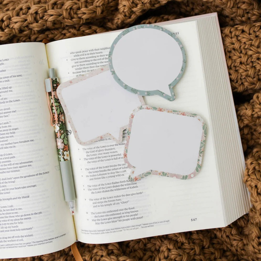 Callout Sticky Notes - Almond Blossom | The Daily Grace Co.