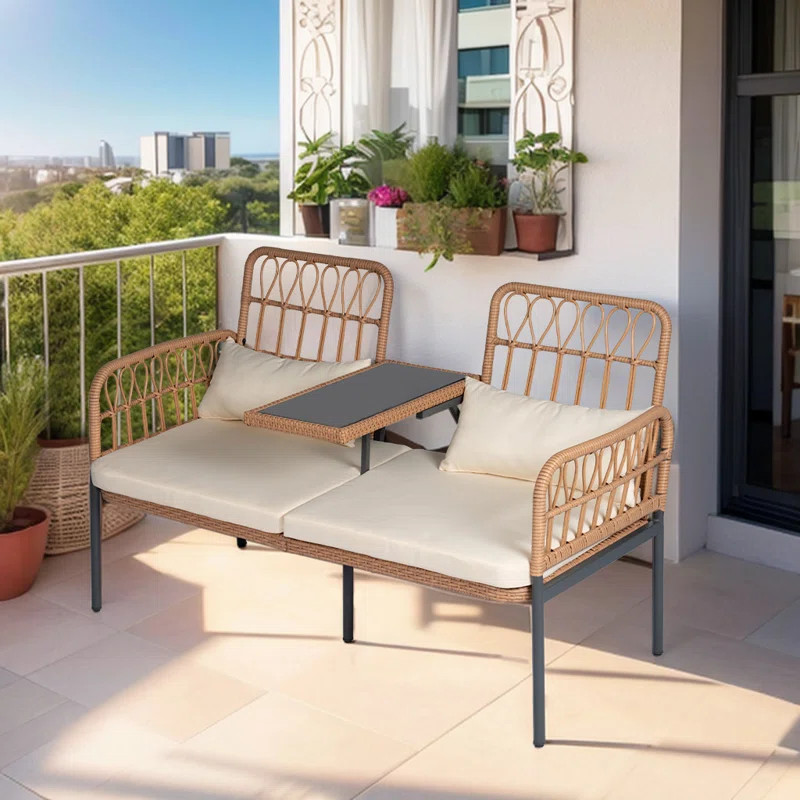 Lotis 53.9'' Outdoor Loveseat | Wayfair North America