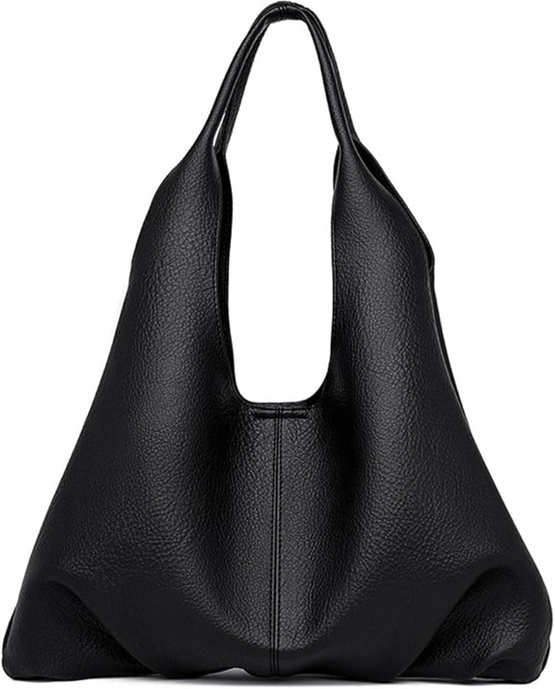 NIUEIMEE ZHOU Hobo Handbags for Women Retro Vegan Leather Shoulder Bags Tote Clutch Purses | Amazon (US)