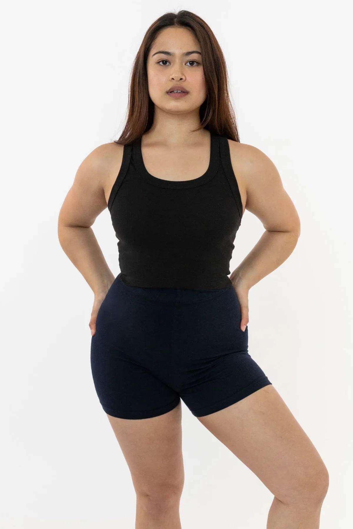 4328 - Sporty Baby Rib Crop Tank | Los Angeles Apparel