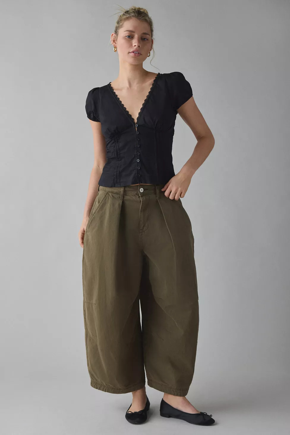 BDG Paneled Baggy Barrel Leg Pant | Urban Outfitters (US and RoW)