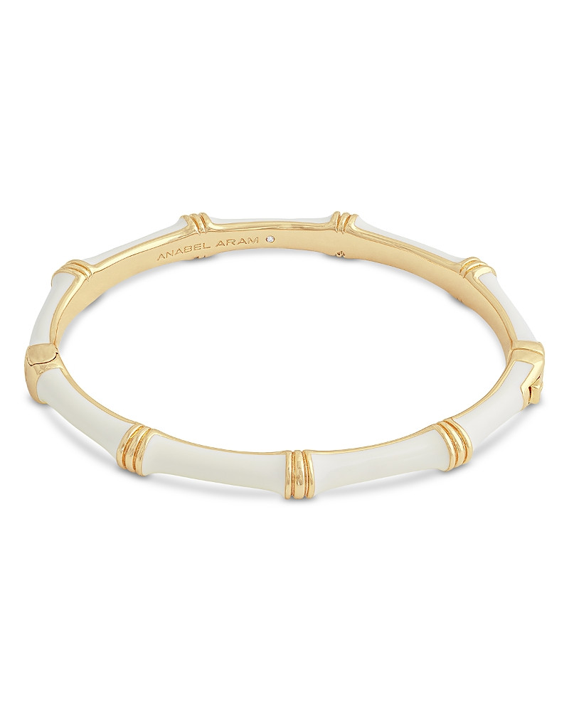 Anabel Aram Enamel Bamboo Shaped Hinge Bangle Bracelet | Bloomingdale's (US)