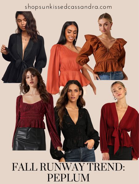 Incoming trend for Fall! Peplum has been reinvented is everywhere right now. It’s such a fun, flattering style for the upcoming season. 

#LTKunder50 #LTKstyletip #LTKSeasonal