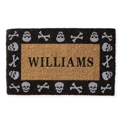 Williams Sonoma Skull n Bones Doormat | Williams-Sonoma