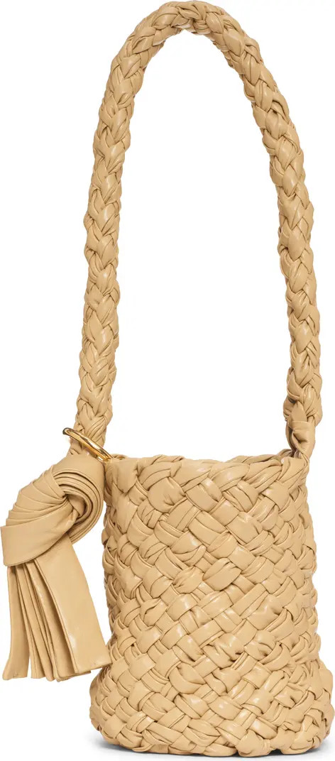 Kalimero Plissé Intrecciato Leather Bucket Bag | Nordstrom