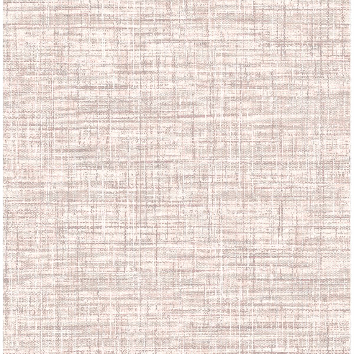 Poise Linen Wallpaper in Pink from the Celadon Collection by Brewster Home Fashions | Burke Decor