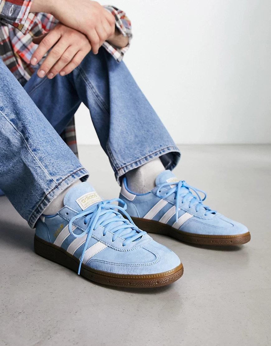 adidas Originals – Handball Spezial – Sneaker in Hellblau mit Gummisohle | ASOS (Global)