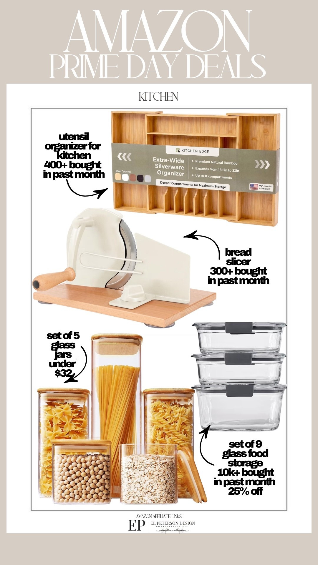 Amazon Prime Day
Last Day
Bread cutter
Storage jar
Glass storage container
Utensil holder

#LTKHome #LTKSaleAlert
