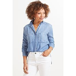 Cloth And Stone  Denim Shirttail Button Down | Evereve