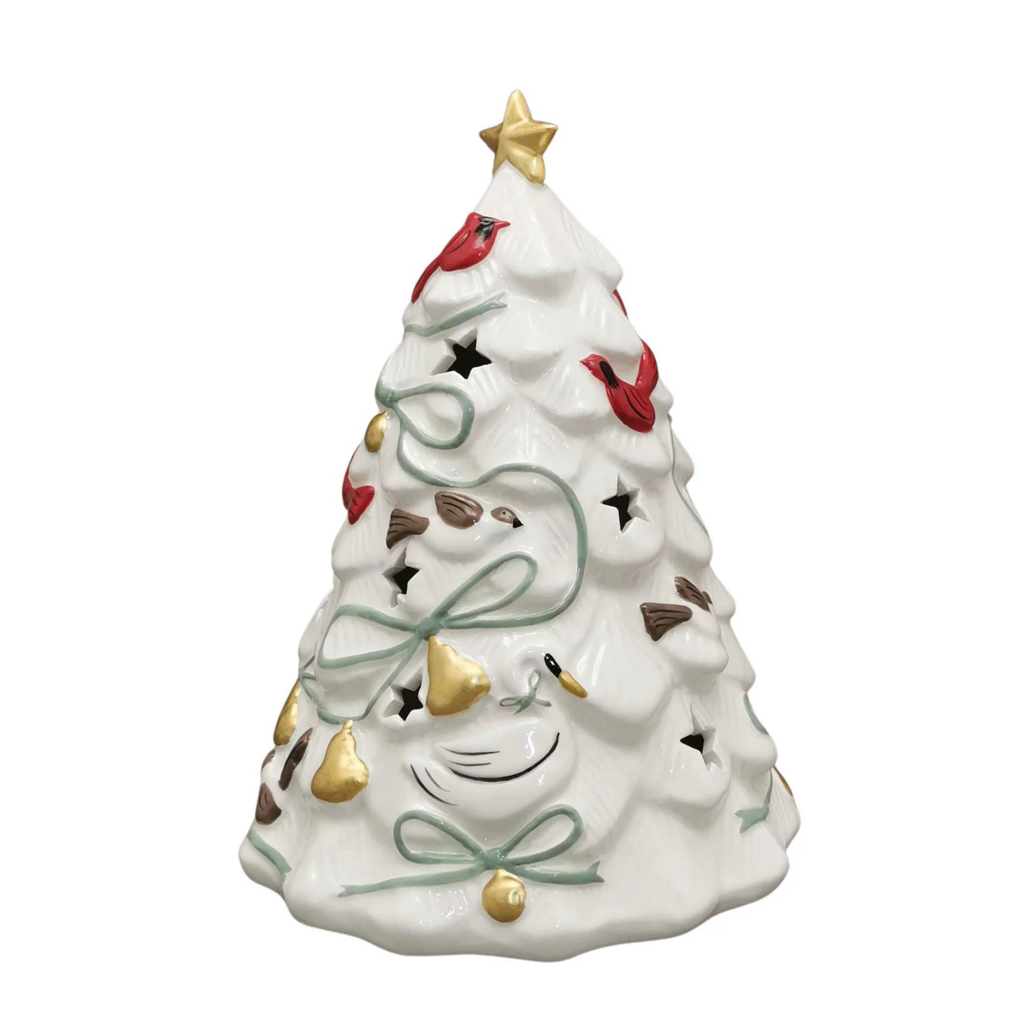 St. Nicholas Square® Ceramic LED Bird Christmas Tree Table Decor | Kohl's