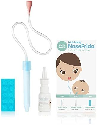 Baby Nasal Aspirator NoseFrida The Snotsucker with 10 Extra Filters and All-Natural Saline Nasal ... | Amazon (US)