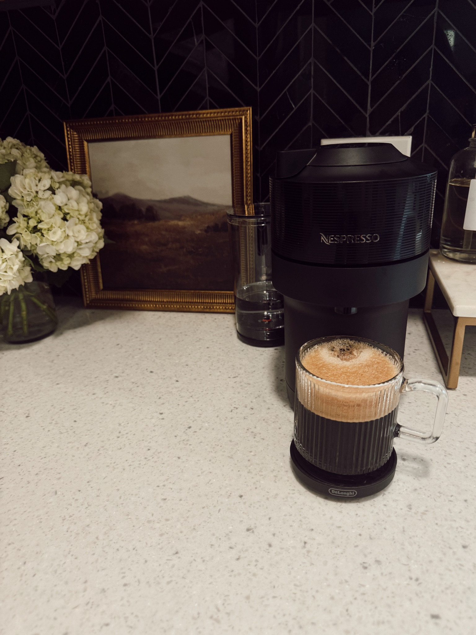 Pumpkin Brown Sugar Lattes at Home #ad my favorite way to make the most delicious, QUICK cup of coffee at home using the new @nespressousa Veruto Pop+ machine! Their most affordable, compact, & sleek model. Perfect for back to college too! Grab it here at Target!  

Recipe:
* 1/3 cup pumpkin purée
* 1/2 cup coconut or brown sugar
* 1/2 cup water 
* 1 tablespoon vanilla extract
* 1 tsp pumpkin pie spice
Instructions:
* Heat a saucepan over medium heat, and add in the water, canned pumpkin, sugar, and vanilla. Heat until hot, but do not boil. Remove from the heat and whisk in the pumpkin pie spice. Let simmer for 10 minutes. You can then strain over a fine mesh strainer to reduce the texture from the pumpkin if you want! 
Pairs perfectly with an @nespresso ☺️ 

#Target #TargetPartner #Nespresso #Nespressopartner 
#pumpkinsspice #psl #pumpkinseason #pumpkinrecipes #coffeetime #coffeelover #coffeerecipes #coffeeathoms #choosingbalance #healthylifestyle




#LTKBacktoSchool #LTKSeasonal