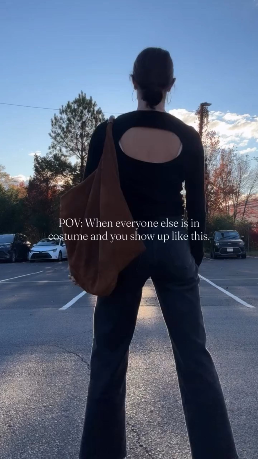 Committed to the role of “I don’t do costumes.” 🖤💀🖤

Everything fits TTS

Day 31 of 31 days of denim 💥

#HalloweenButMakeItChic #MomStyle #OOTD #RealLifeStyle #NotAMomCostume #EffortlessStyle #AllBlackEverything #OOTDReel
#FallStyleInspo
#MinimalistStyle
#ChicNotSpooky
#HalloweenLook
#FallOutfitIdeas
#StyleReel
#OutfitOfTheDay
#MomLifeUnfiltered

#LTKSaleAlert #LTKHalloween #LTKStyleTip