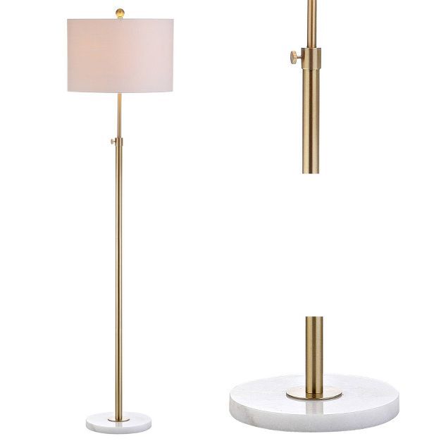 65" LED Metal/Marble Adjustable Floor Lamp - JONATHAN Y | Target