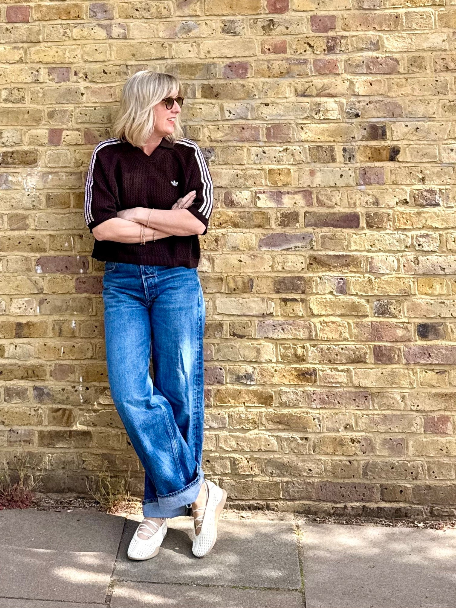 Adidas top and shoes. Citizens of Humanity jeans 

#LTKuk #LTKover50style #LTKspring