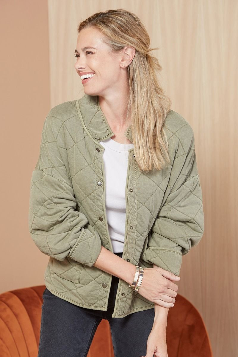 Maya Quilted Jacket | Evereve
