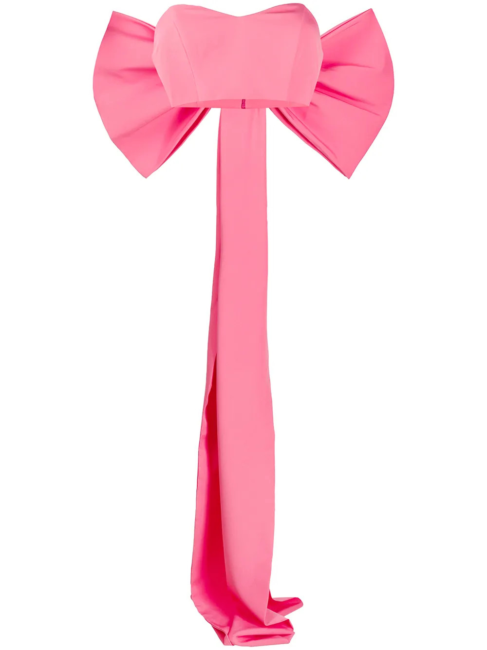 top corto con moño oversize | Farfetch (RoW)