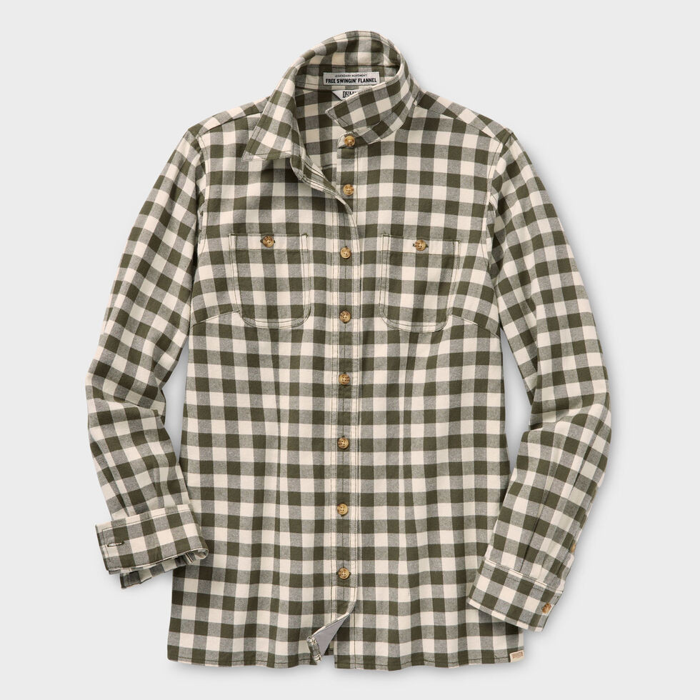 Women's Free Swingin' Flannel Shirt | Duluth Trading Co.