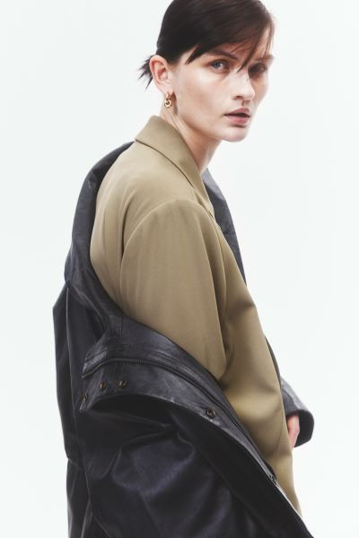 Gathered-sleeve Jacket | H&M (US + CA)