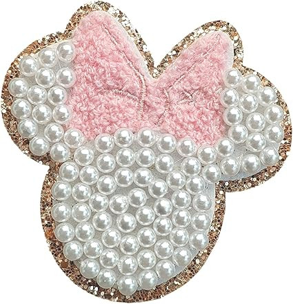 Cartoon Self-Adhesive Sticker Patch, Cute Iron-on Pearl Patches, DIY Accessories for Kids Clothin... | Amazon (US)