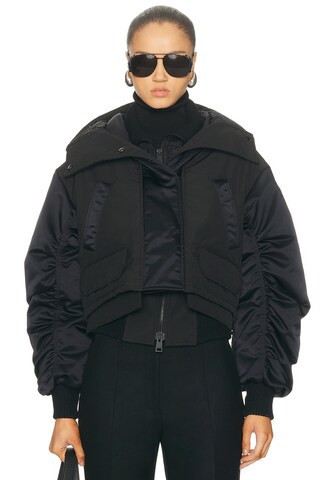 Canada Goose Claremont Bomber Jacket in Black | FWRD 