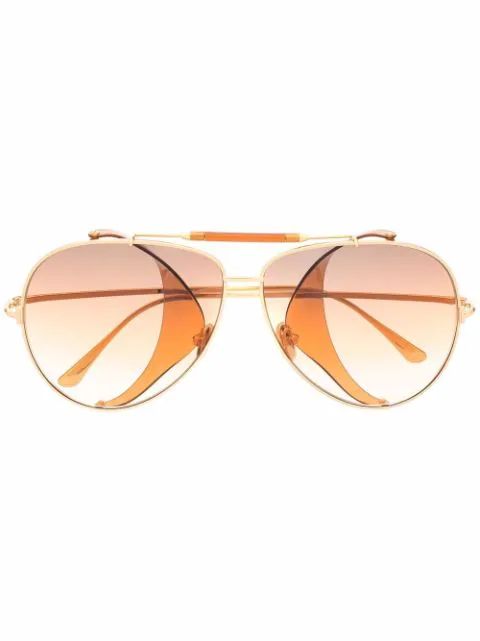 aviator-frame sunglasses | Farfetch (US)