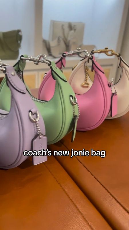 The new Jonie bag by #coach is priced at $250 and is available in a variety of spring perfect colors. Worn either as a cross body or hand held, would you rock one?