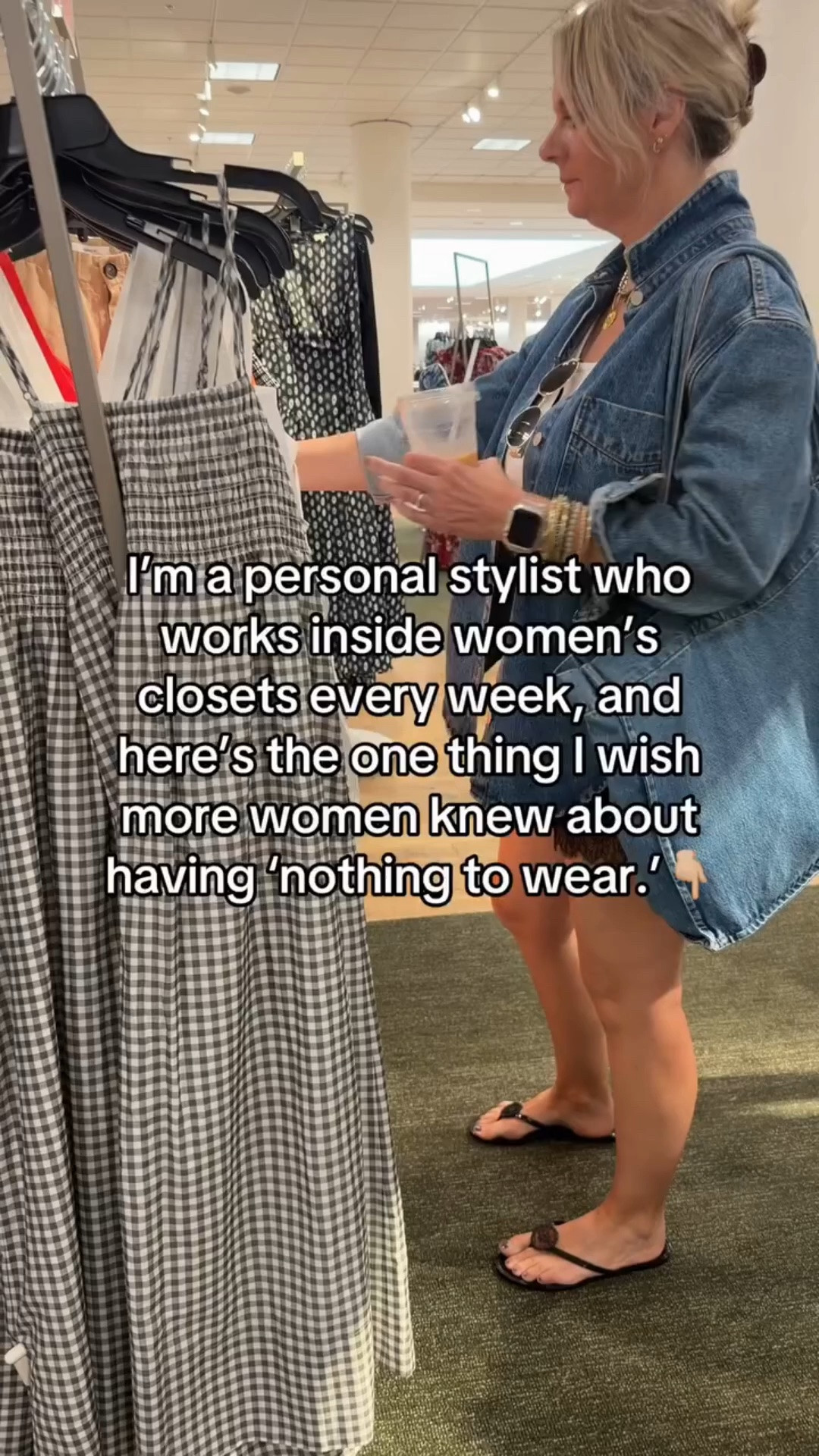 Here’s the thing I wish more women knew: Having “nothing to wear” usually has very little to do with how many clothes you own.

I see it every week. A closet can be FULL and still not function.

You might have plenty of individual pieces you love—but not enough pieces that work together.

You might own 15 great tops—but only two bottoms you actually feel good wearing.

You might have beautiful clothes—but they belong to a lifestyle you’re not really living anymore.

Or you might simply have never taken the time to turn all those individual pieces into actual outfits.

And THAT is why adding another random cute top usually doesn’t solve the problem.

So the next time you’re standing in front of your closet thinking, “I have nothing to wear,” don’t immediately ask yourself what you need to buy.

Instead, ask:
→ What am I actually wearing on repeat?
→ Which pieces do I love but never seem to wear—and WHY?
→ Do I have enough pieces that actually work together?
→ What could I style differently with what I already own?
→ Is there one specific missing piece that would make several things in my closet more wearable?

That last question is especially important. Because there’s a big difference between buying something because it’s cute and buying something because it solves a problem in your wardrobe.

The goal isn’t a closet full of clothes.

It’s a closet full of outfits.

And the second one is what makes getting dressed easy. 🤍

Save this and pull it back up the next time you’re convinced you have “nothing to wear.”

#personalstylist #closetedit #wardrobetips #styleover40 #effortlessstyle