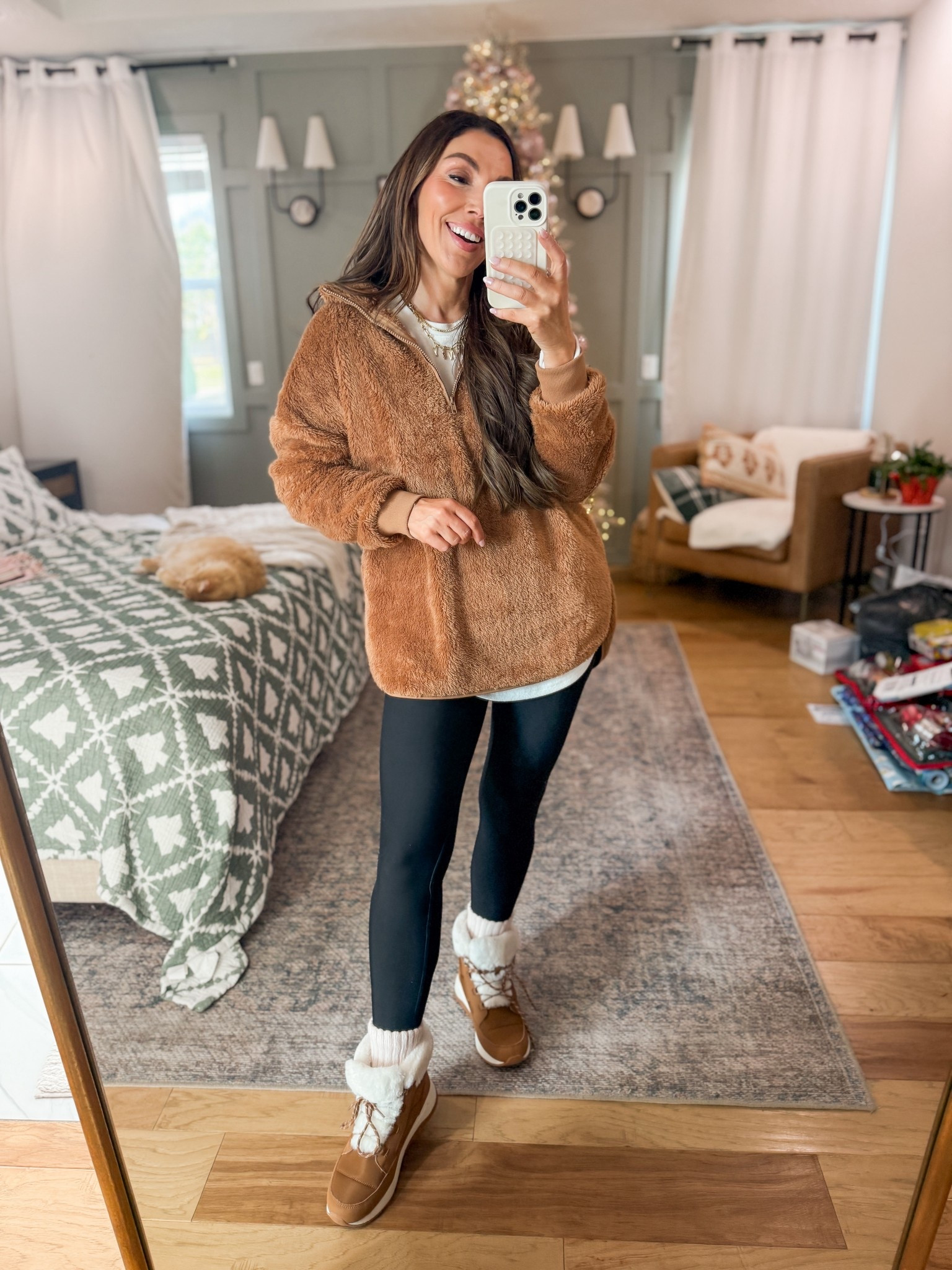 This cozy look is perfect for those chilly mornings in the Midwest! 

#LTKActive #LTKHoliday #LTKFindsUnder50