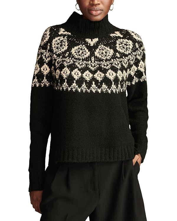 Lucky Brand Womens Fairisle Turtleneck | Amazon (US)