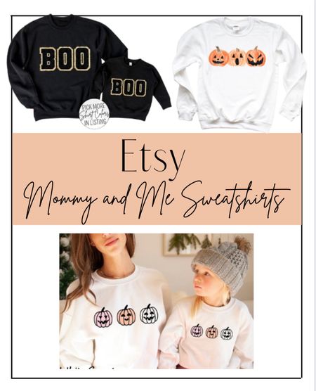Matching Mommy and Me Fall Sweatshirts from Etsy 


#LTKSeasonal #LTKHalloween #LTKfamily