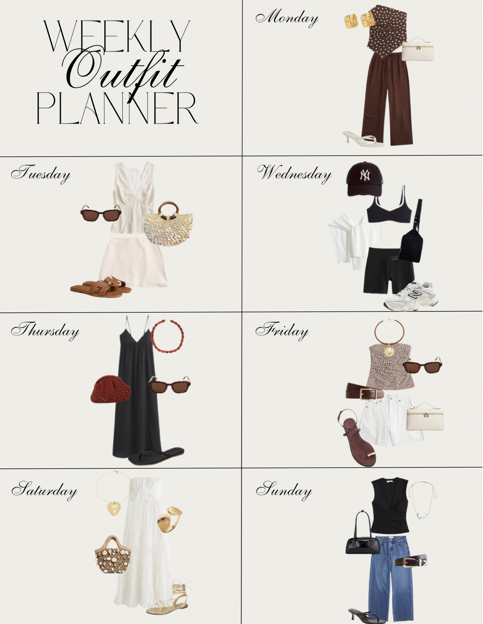 Weekly outfit planer ft. Abercrombie ✨ #theclosetedit #closetedit #outfitinspo #closetstylist #wardrobestylist #minimalfashion #chicstyle

#LTKstyletip #LTKsalealert #LTKfindsunder100