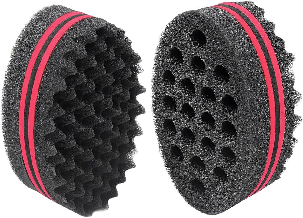 AIR&TREE Magic Barber Sponge Brush for Waves, Dreadlocks, Coils, and Afro Curls - Hair Care Tool ... | Amazon (US)