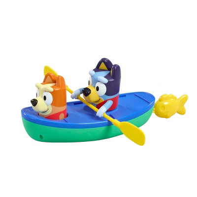 Bluey TOMY Toomies Pull and Go Canoe Bath Toy | Target