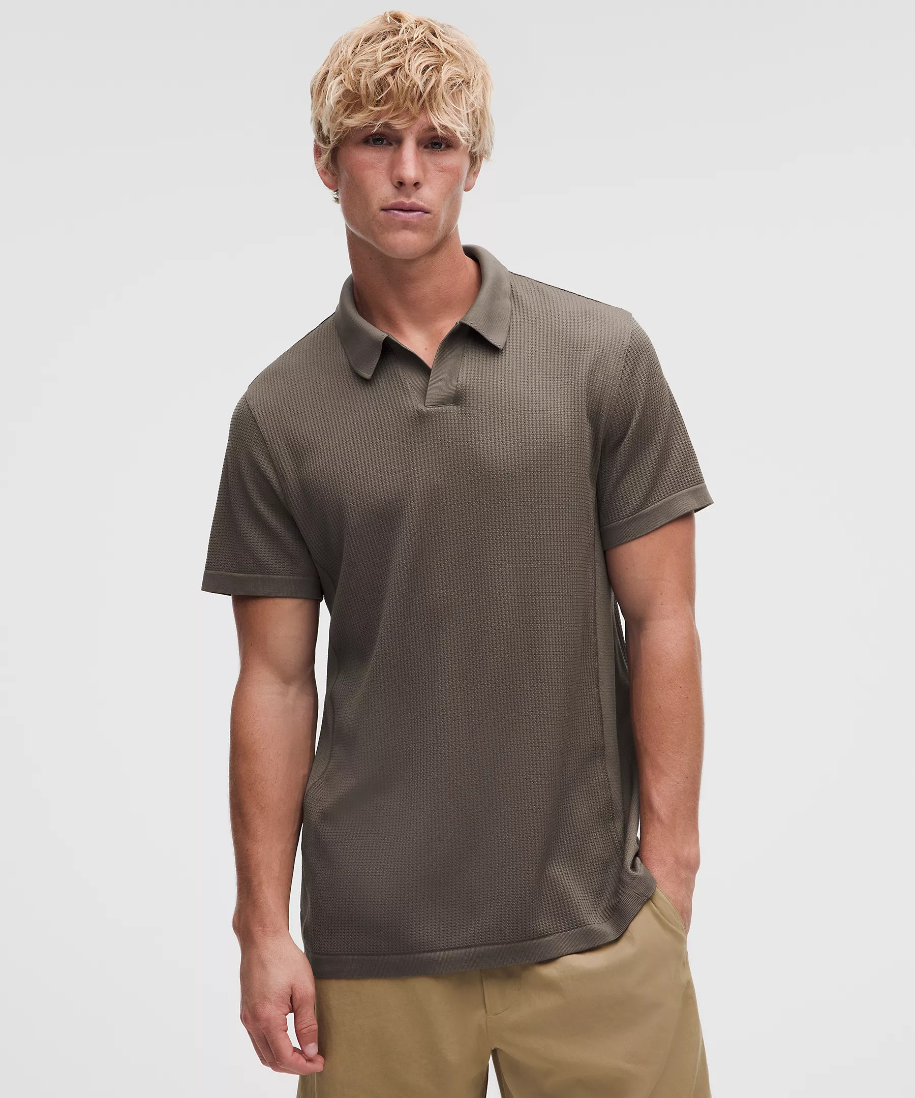 Textured Seamless Polo Shirt | Lululemon (US)