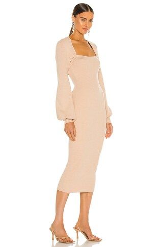 MISHA Bernelle Dress in Sand from Revolve.com | Revolve Clothing (Global)