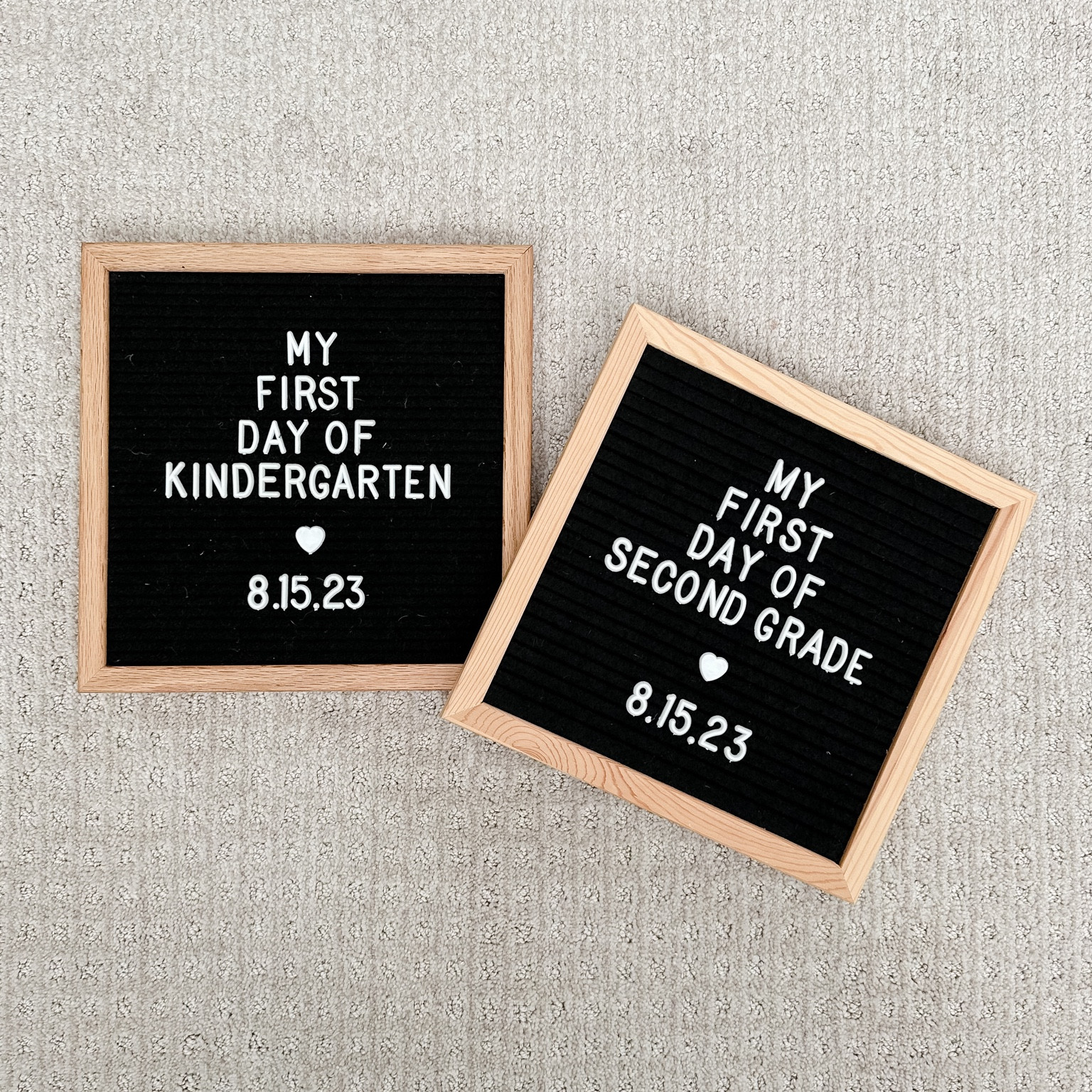 Felt letter board for documenting milestones, black letter board, kids back to school, first day of school.

#LTKhome #LTKkids #LTKBacktoSchool