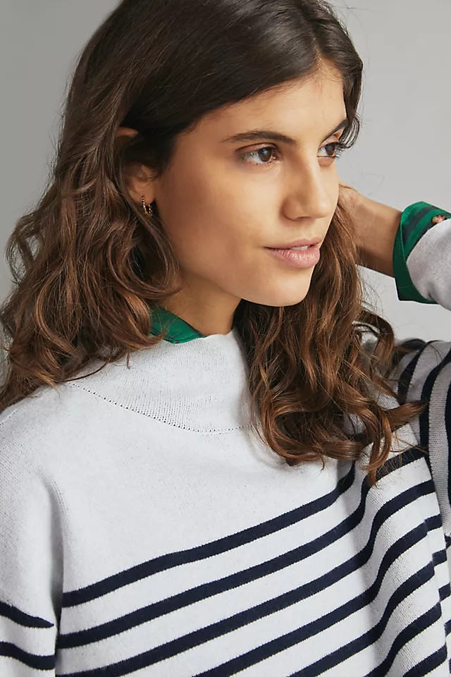 Maeve Carys Mock Neck Sweater | Anthropologie (US)