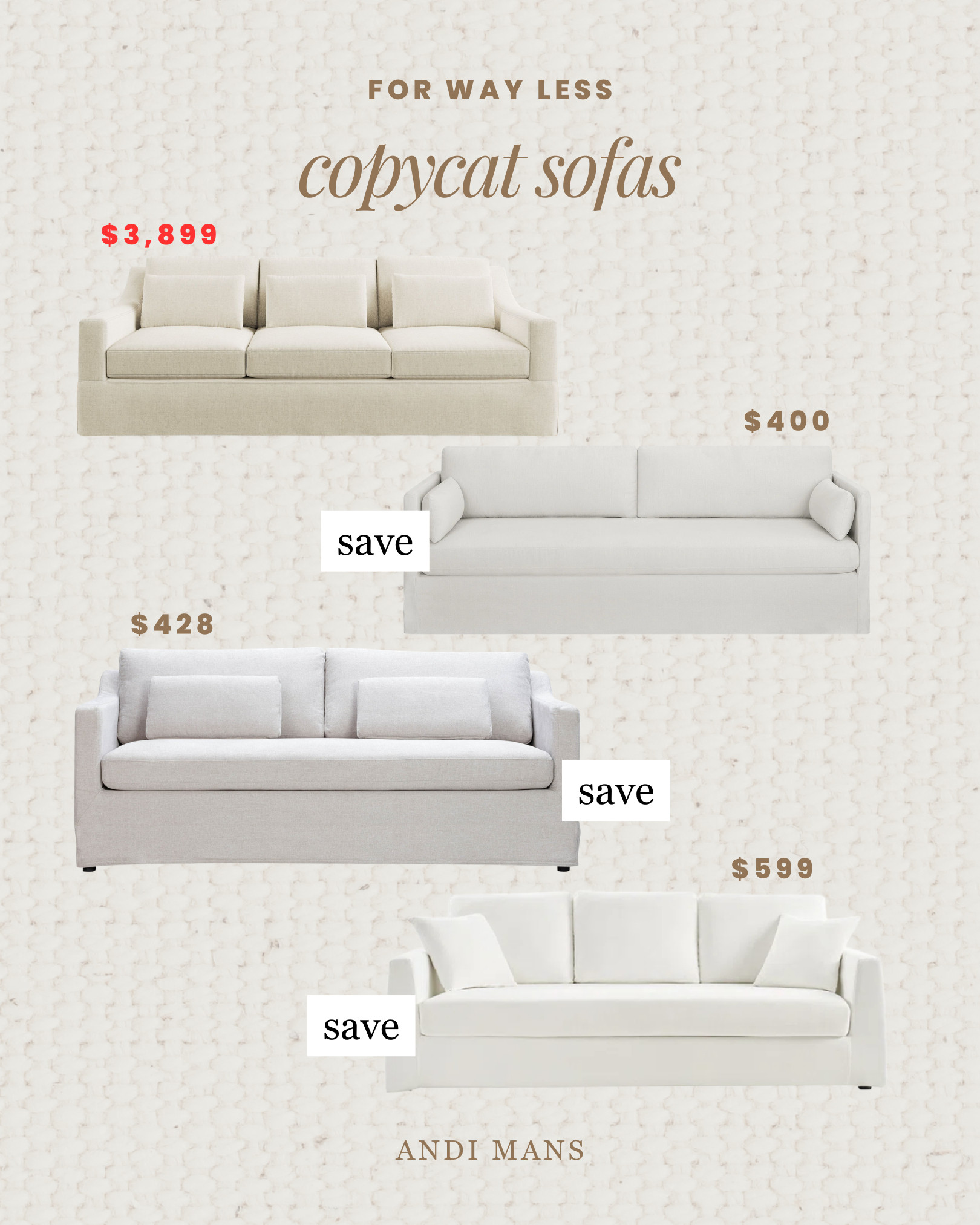 I love these copycat sofa pottery barn dupe finds, for way less price! 

 #LTKSpringSale #LTKHome #LTKSaleAlert