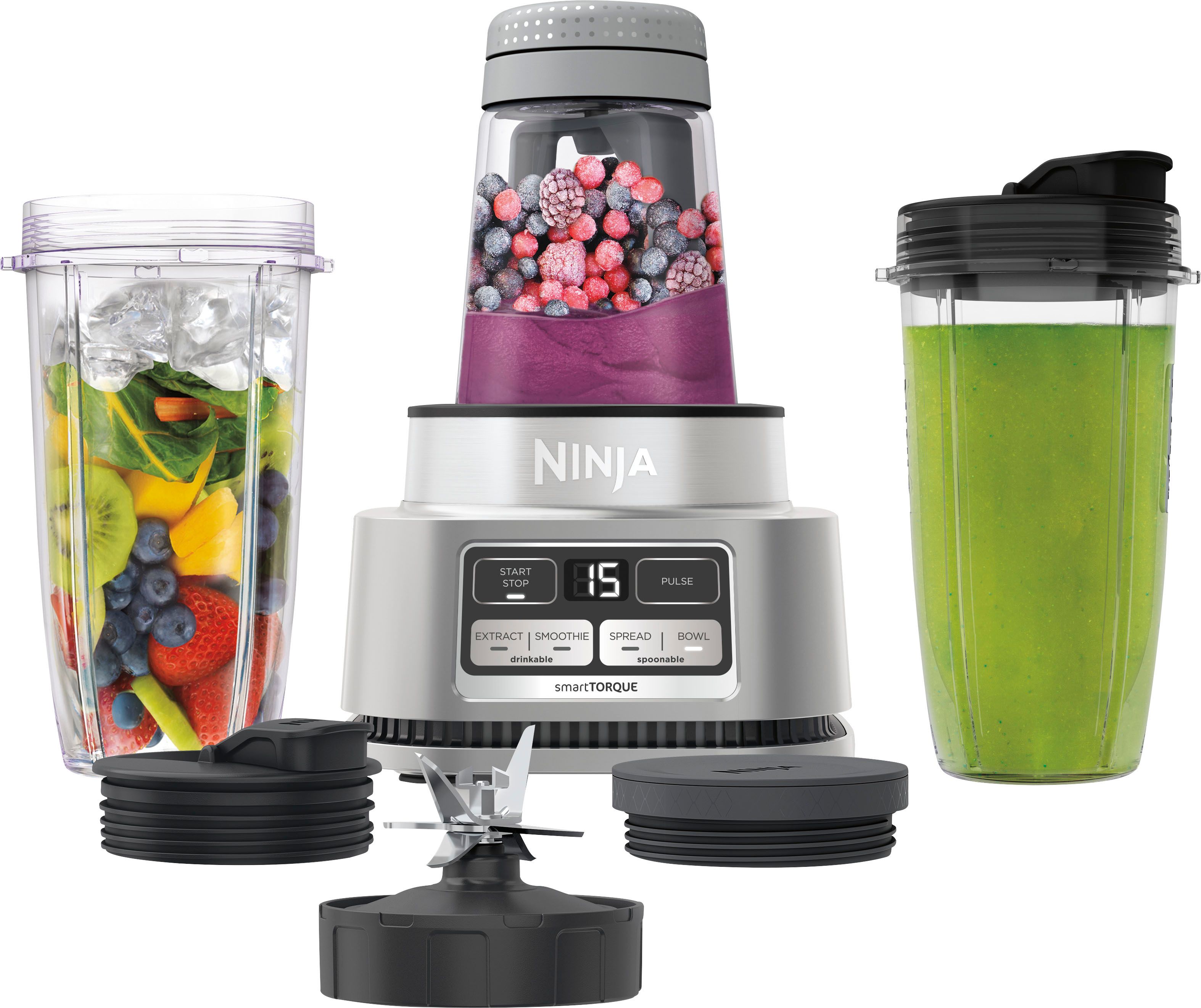 Ninja Ninja® Foodi® Smoothie Bowl Maker and Nutrient Extractor* 1200WP smartTORQUE™ 4 Auto-iQ... | Best Buy U.S.