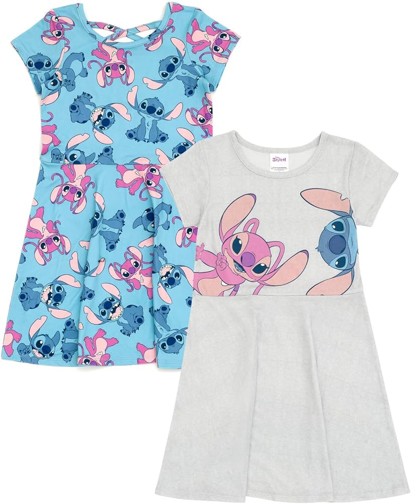 Disney 2 Pack Skater Dresses Infant to Big Kid Sizes (18 Months - 14-16) | Amazon (US)